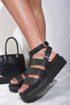 Chunky Strappy Platform Sandals