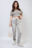 Casual Drawstring Trousers