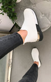 Slip On Sock Wedge Trainers