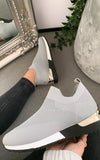 Slip On Sock Wedge Trainers