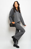 Collared Long Sleeve & Trouser Co-ord Set