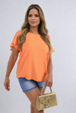 Ruffle Short Sleeve Top