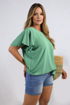 Ruffle Short Sleeve Top