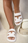 Cut Out Open Toe Strappy Sandals