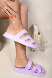 Cut Out Open Toe Strappy Sandals