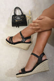 Strappy Wedge Heel Sandals