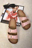 Double Buckle Strap Sandals