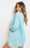 Button Down Long Sleeve Oversized Shirt