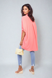 Balloon Sleeve Oversized Top