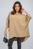 Balloon Sleeve Oversized Top