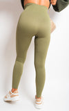 Lightweight High Waisted Rib Curvy Leggings