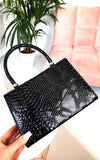 Croc Print Handbag