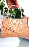 Croc Print Handbag