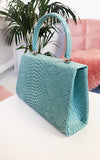 Croc Print Handbag