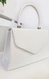 Croc Print Handbag