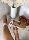 Tie Leg Espadrille Sandals